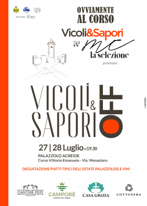 Save The Date: 27/28 Luglio 2024 - Vicoli&amp;Sapori