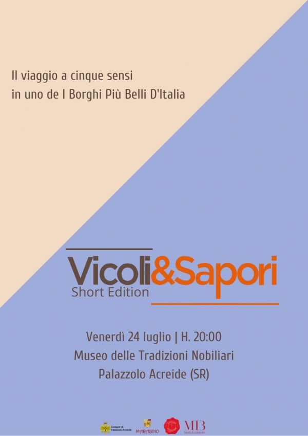 Vicoli&amp;Sapori | Short edition 2020